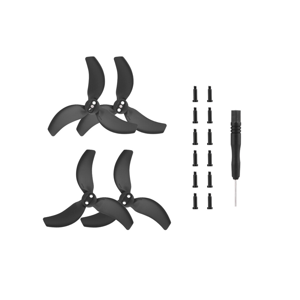 Black (Black) 2 Pair Drone Accessory Color Replacement Paddle Propellers For Dji Avata 2