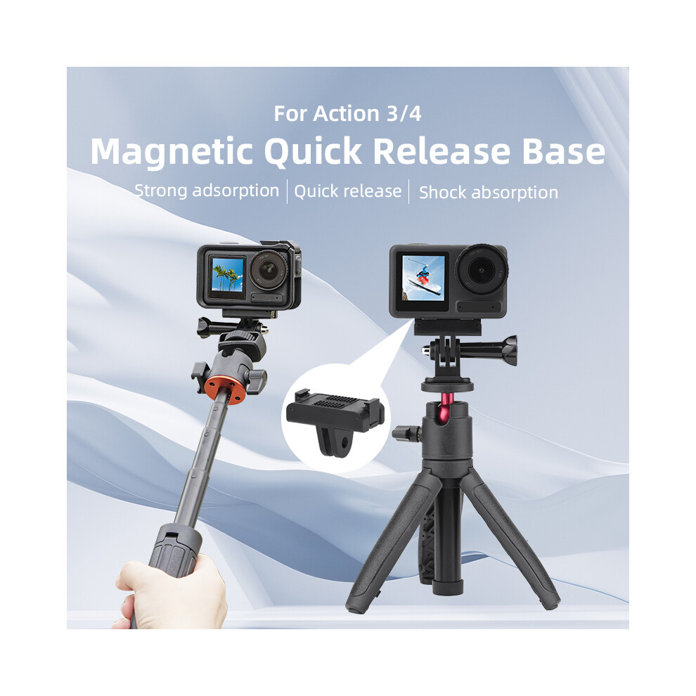 Camera Magnetic Adapter Vlog Photo Base Quick Release Mounts For Osmo Action 3/4 320997459293