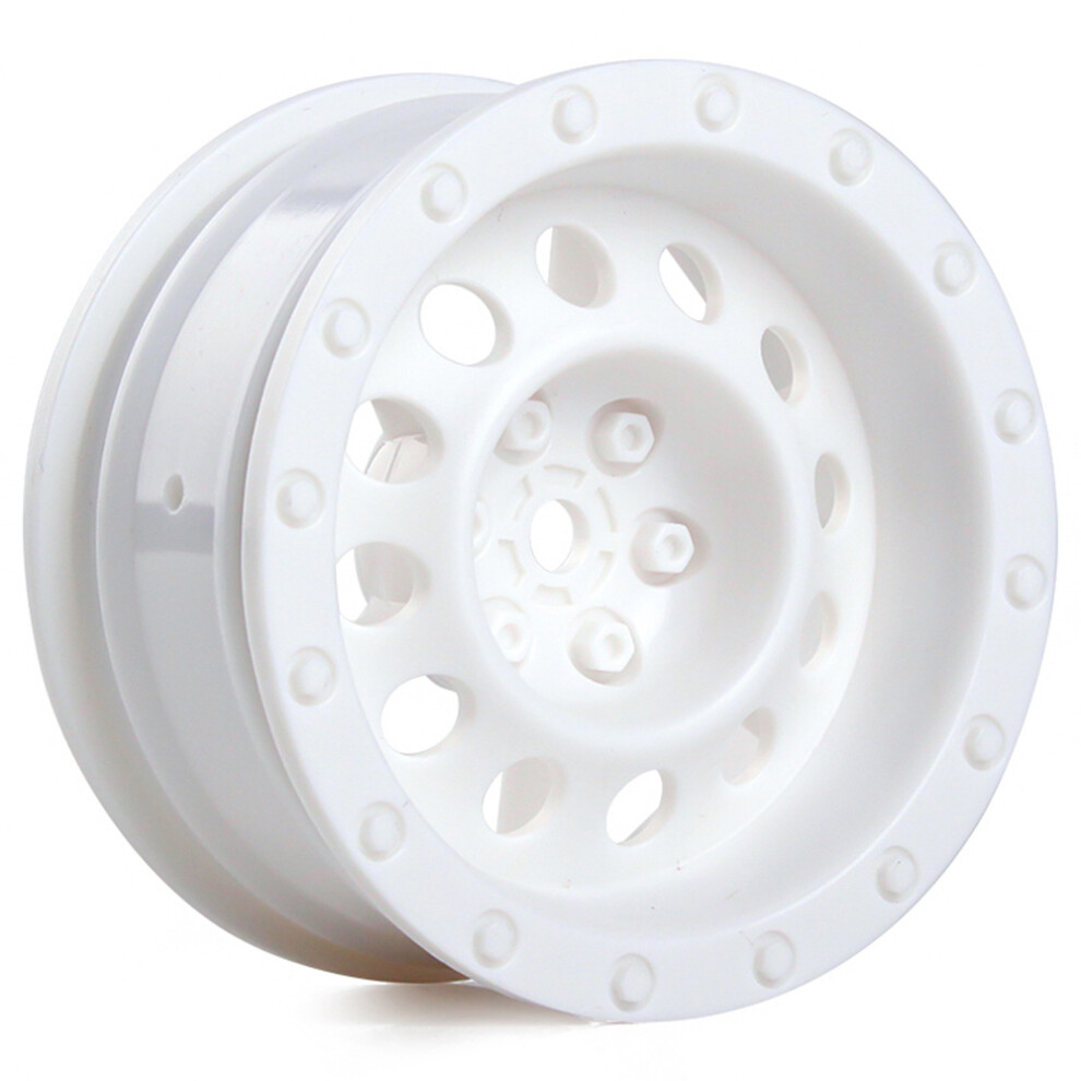 (White) 1.9" Plastic Beadlock Wheel Rims For Trx-4 Scx10 Rc4wd D90 1/10 Rc Car White 320997459026