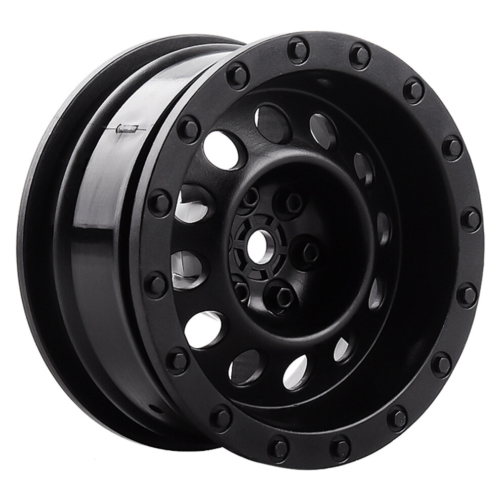 (Black) 1.9" Plastic Beadlock Wheel Rims For Trx-4 Scx10 Rc4wd D90 1/10 Rc Car Black 320997459033