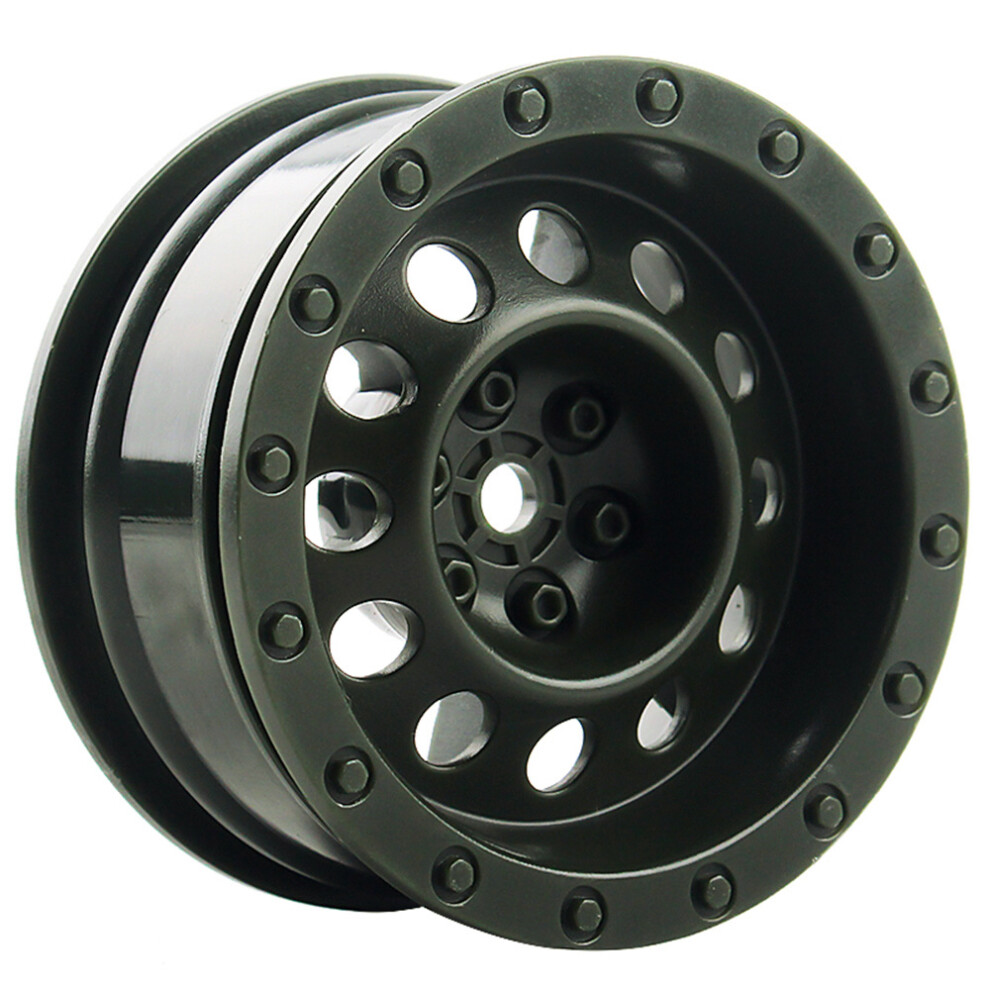 (Green) 1.9" Plastic Beadlock Wheel Rims For Trx-4 Scx10 Rc4wd D90 1/10 Rc Car Green 320997459040