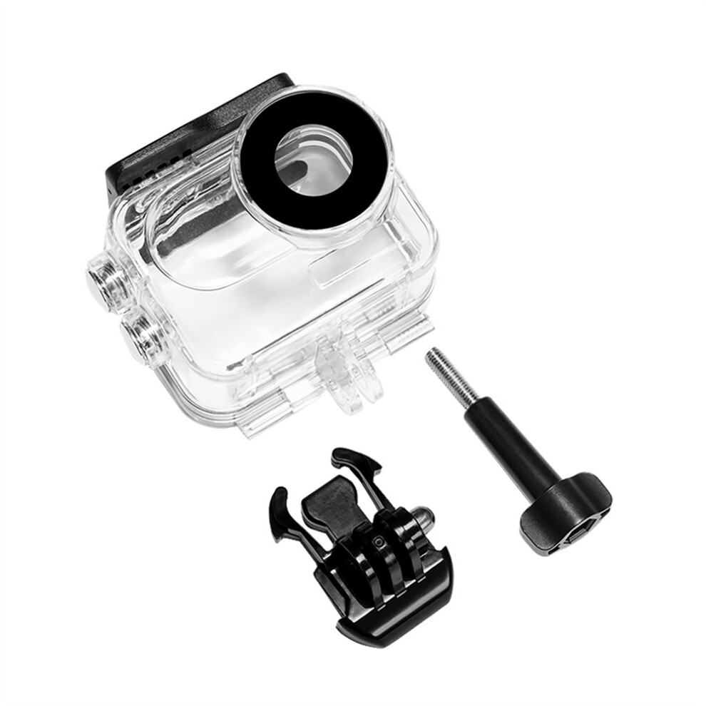 (60M) For Insta360 Go3/3S 40/60M Underwater Waterproof Housing Case W/Base Adapter 320997469292