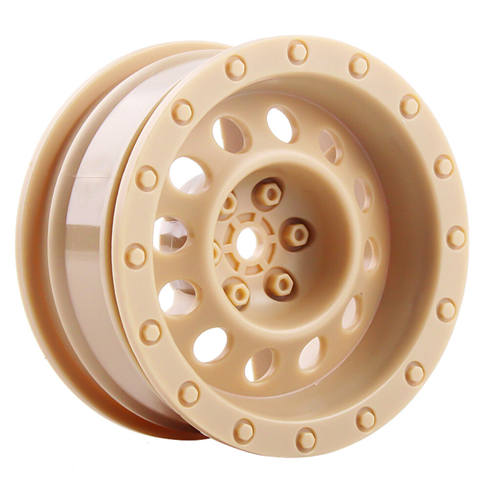 (Yellow) 1.9" Plastic Beadlock Wheel Rims For Trx-4 Scx10 Rc4wd D90 1/10 Rc Car Yellow 320997459057