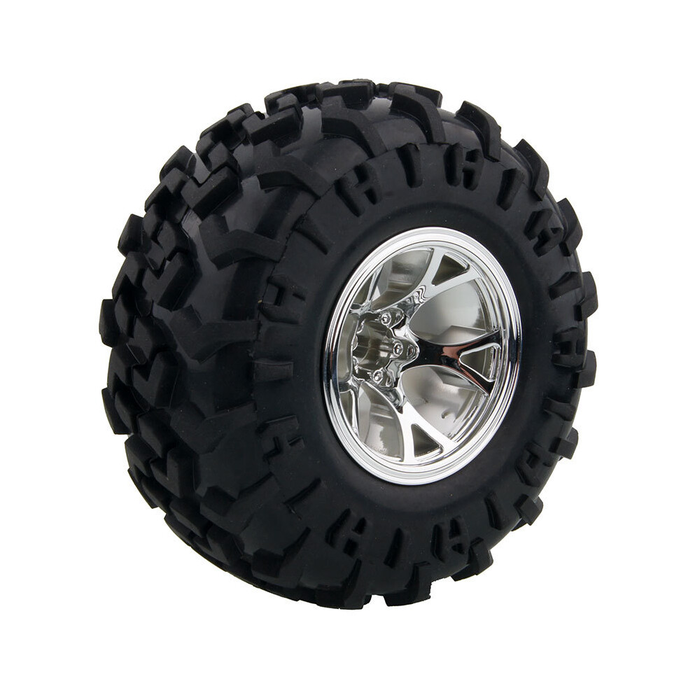 (Silver) 1/10 Rc Car Modified Stunt Climbing Tires For Traxxas/Hsp/Tamiya/Hpi/Kyosho Silver 123643853007