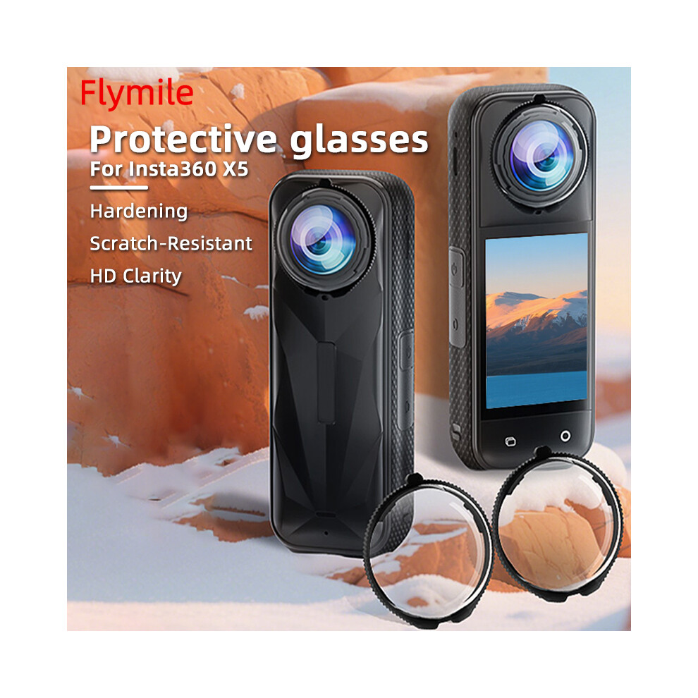 Tempered Glass Protectors For Camera Lens Front And Rear Lens For Insta360 X5 320997470090