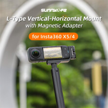 L-Type Vertical-Horizontal Mount with Magnetic Adapter Quick Release Mount Adapter Stand for Insta360 X5/4