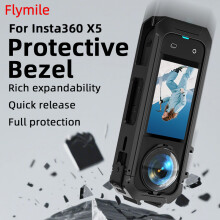 Camera Protective Bezel Plastic Rabbit Cage Protection Expansion for Insta360 X5