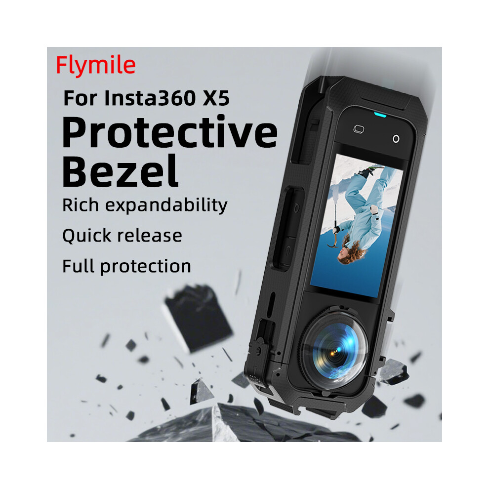 Camera Protective Bezel Plastic Rabbit Cage Protection Expansion For Insta360 X5 115295184080