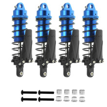 (Blue 100mm) 1/10 RC Front /Rear 90/100/110/120mm OIL Shock Absorber For TRAXXAS Huanqi 727