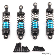 (Black Blue) RC Car 1/12 1/14 1/16 RC Car Upgrade Oil Shock 75mm+81mm For MJX Wltoys SCY
