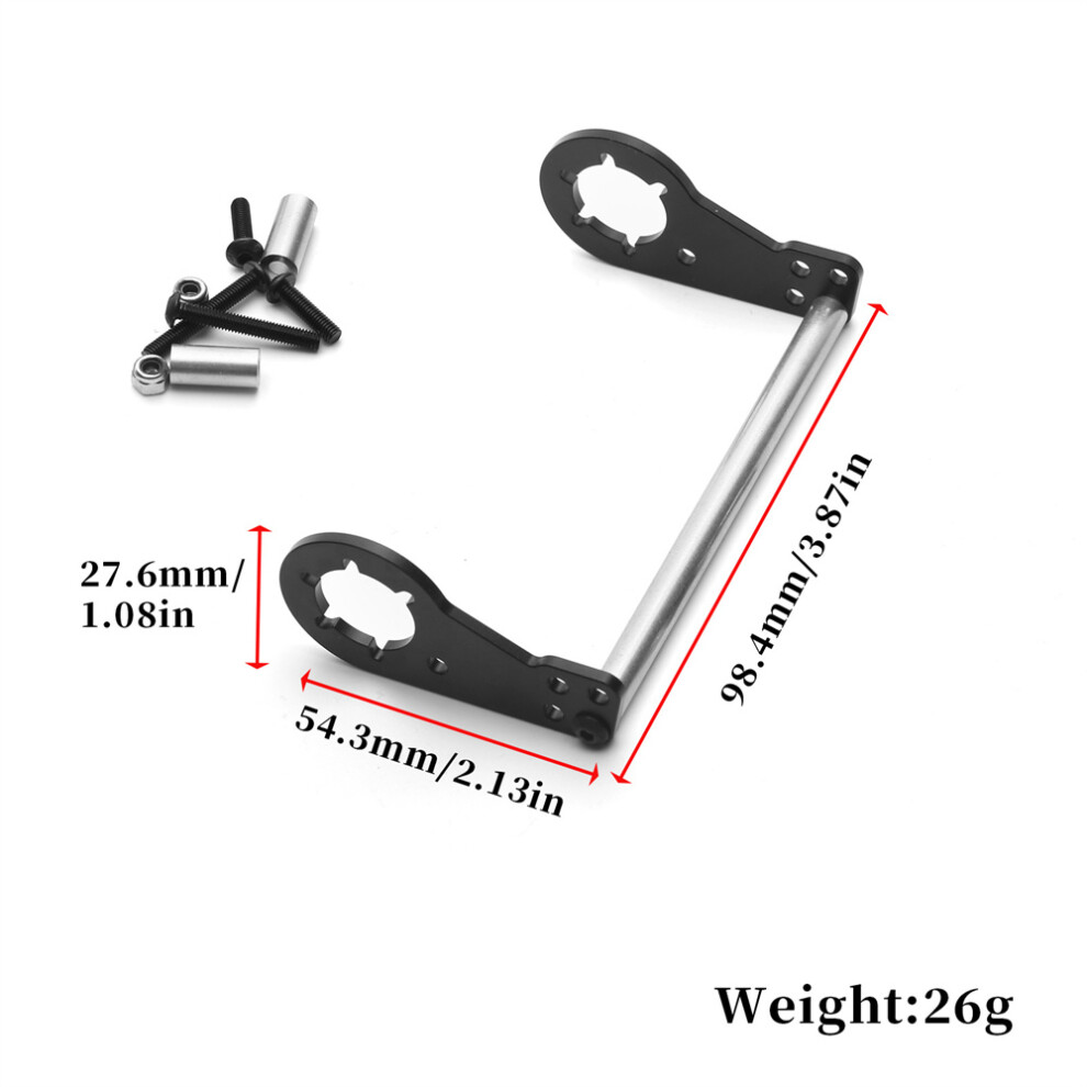 Rc Car Aluminum Shock Damper Mount For Tamiya Cw-01 Chassis Lunch Box Upgrades 320997459804