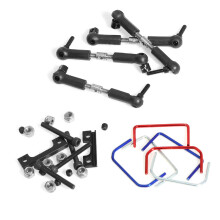 RC Metal Front/Rear Wide Sway Bar Kit for Traxxas 1/16 Revo Slash Upgrades Part