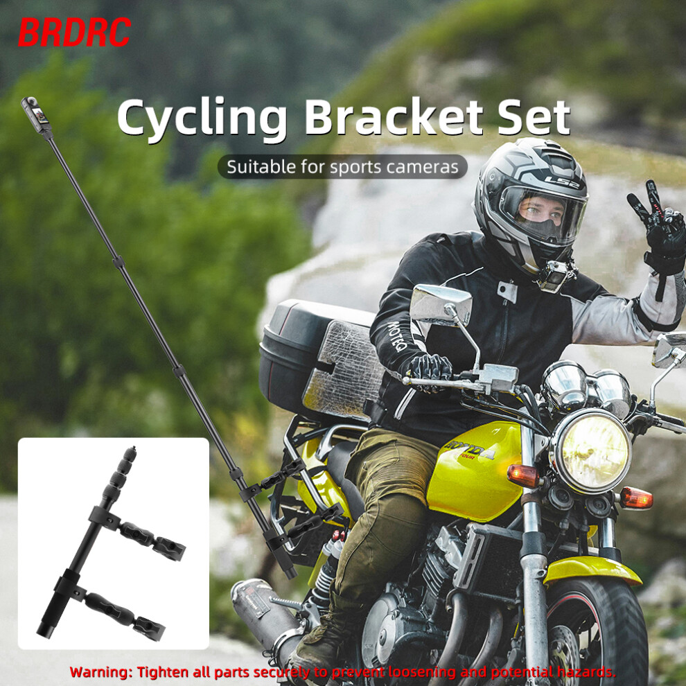 Outdoor Riding Vlog Photography Mount Bicycle Motorcycle Mount for Insta360 X5