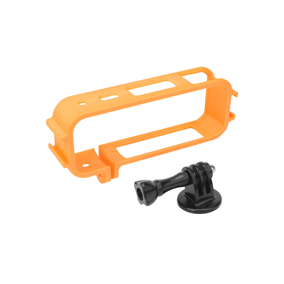 (B-) Horizontal/Vertical Adapter Bracket For Insta360 X5 Camera Protective Frame Orange 320997469988