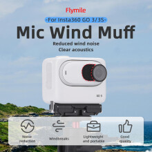 For Insta360 GO3/3S Mic Wind Muff Camera Audio Noise Reduction Accessories