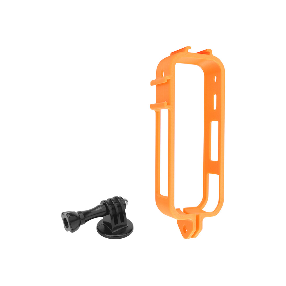 (A-) Horizontal/Vertical Adapter Bracket For Insta360 X5 Camera Protective Frame Orange 320997469971