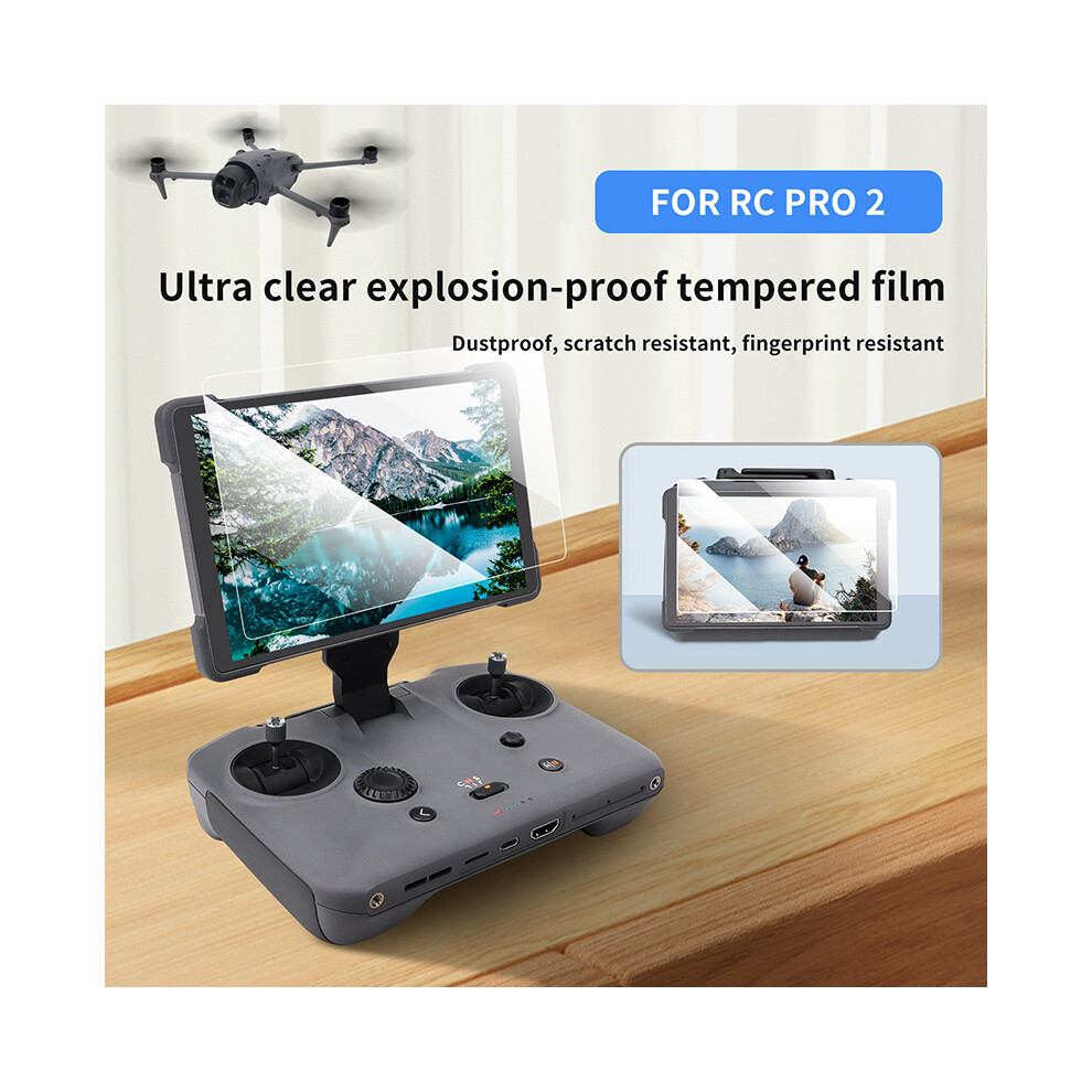 2Pc Drone Remote Control Screen Protective Tempered Film For Dji Rc Pro 2 320997470427