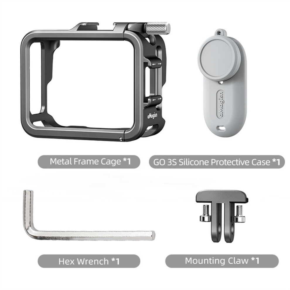 (For Go 3S) Aluminium Protective Frame For Insta360 Go3s/G03 - Mini Camera Expansion Bezel 113121406009