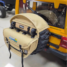 For Tamiya SCX10 1/10 1/8 Series RC Car Spare Tyre Cover Simulation Luggage Bag