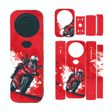 (2) For Insta360 X5 Camera Cool Colour Stickers Dustproof Scratch Resistant Stickers