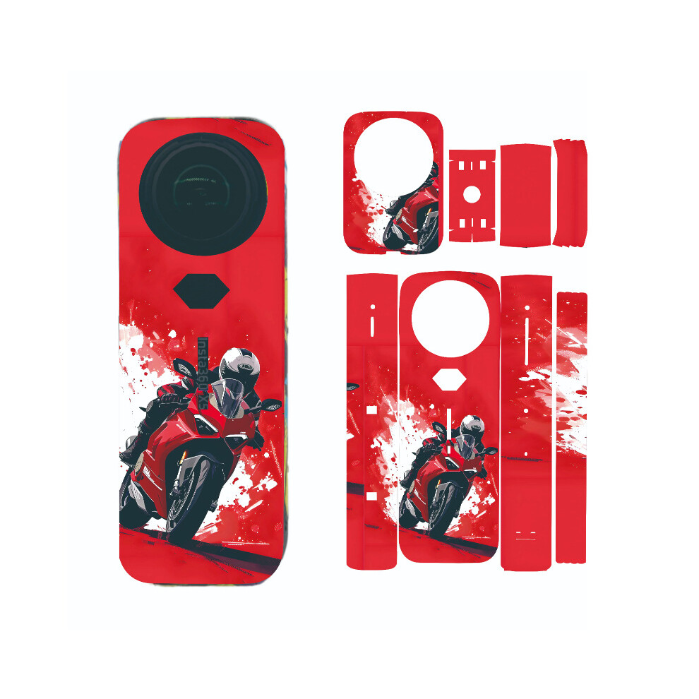 (2) Camera Colour Stickers Body Scratch Protection Stickers Kit For Insta360 X5 320997469889