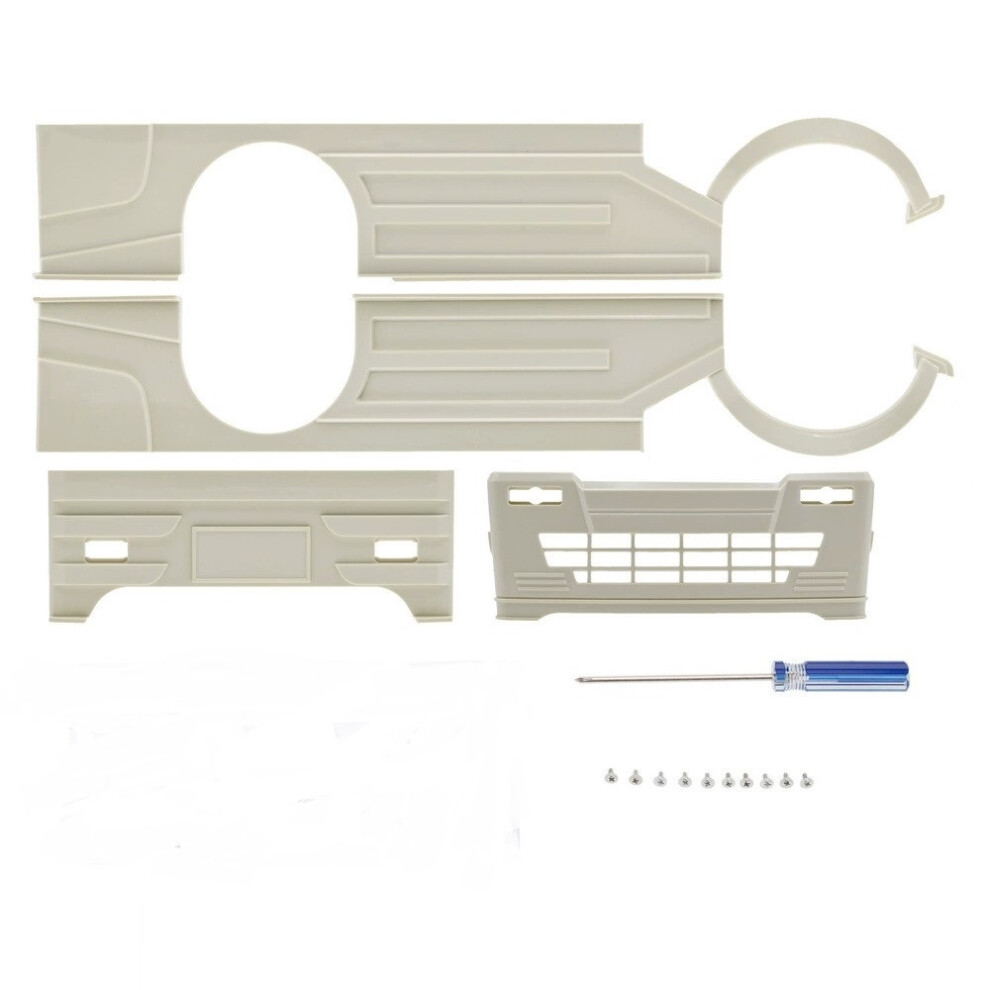 (White) Body Armor Surrounded Cover Diy Upgrade Parts For Wpl D12 D14 1/10 Rc Car White 320997461210