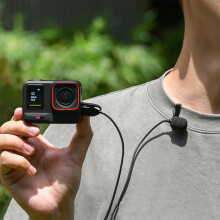 Clip-on Lav Mic for Insta360 Ace/Ace Pro - Mini Microphone for Video, Interviews & Live Performance
