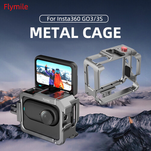 Camera Expansion Cooling Protective Bezel Vlog Holder for Insta360 GO3/3S