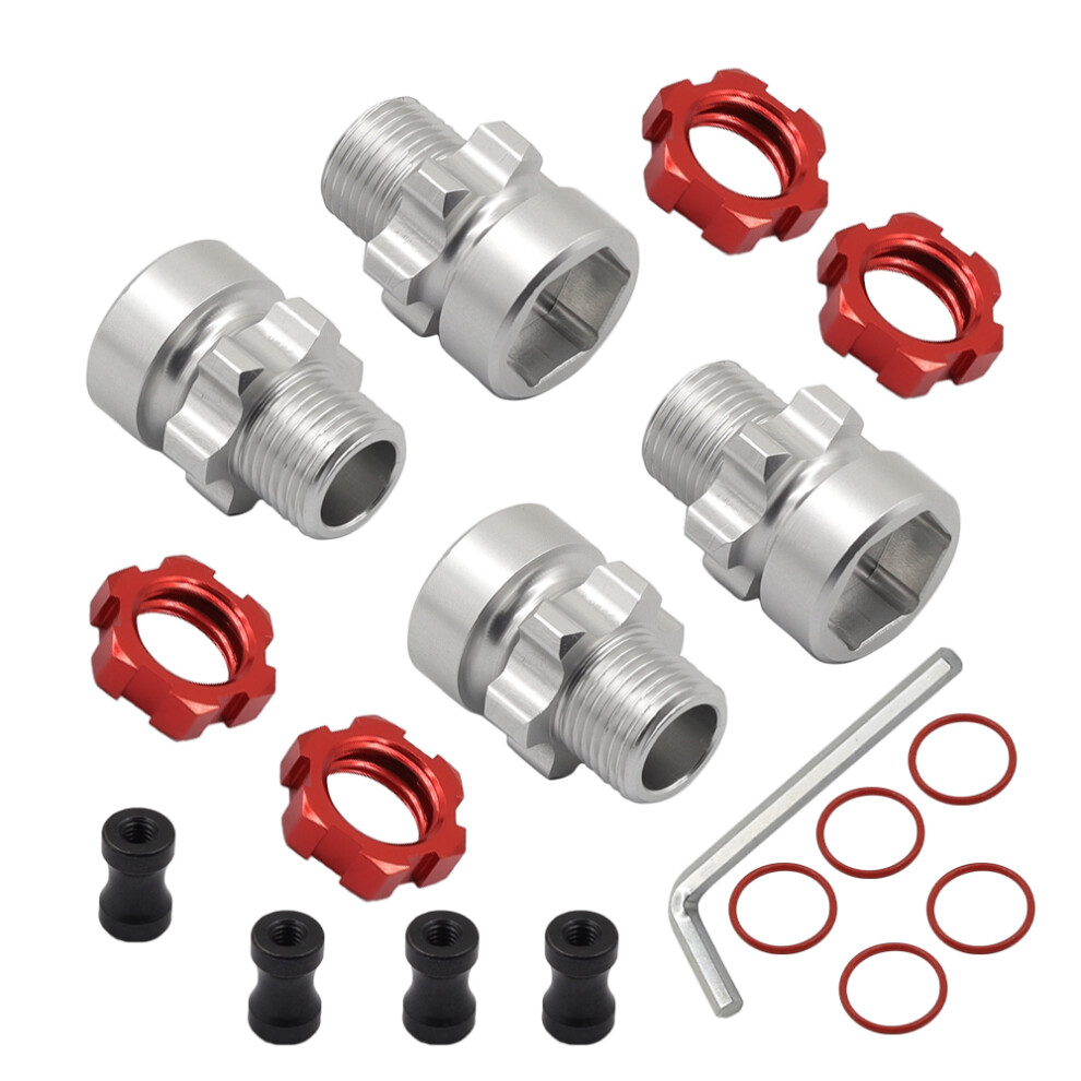 (Red) 17Mm Wheel Hub For Traxxas Slash 2Wd Rustler Stampede 2Wd 4X4 1/10 Rc Car Red 123643854714