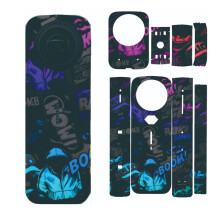 (8) For Insta360 X5 Camera Cool Colour Stickers Dustproof Scratch Resistant Stickers