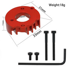 (Red) Aluminum Alloy RC Motor Mount For Tamiya 1/10 CW-01 LUNCHBOX MIDNIGHT PUMPKIN