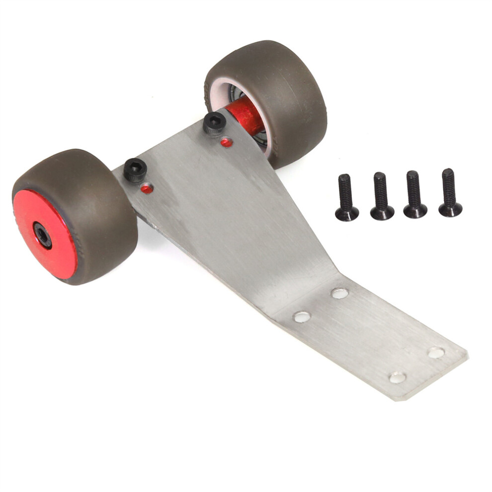 (Red) 1/18 Rc Car Upgraded Parts Metal Wheelie Bar Wheel For Arrma Granite Typhon Grom Red 320997461487