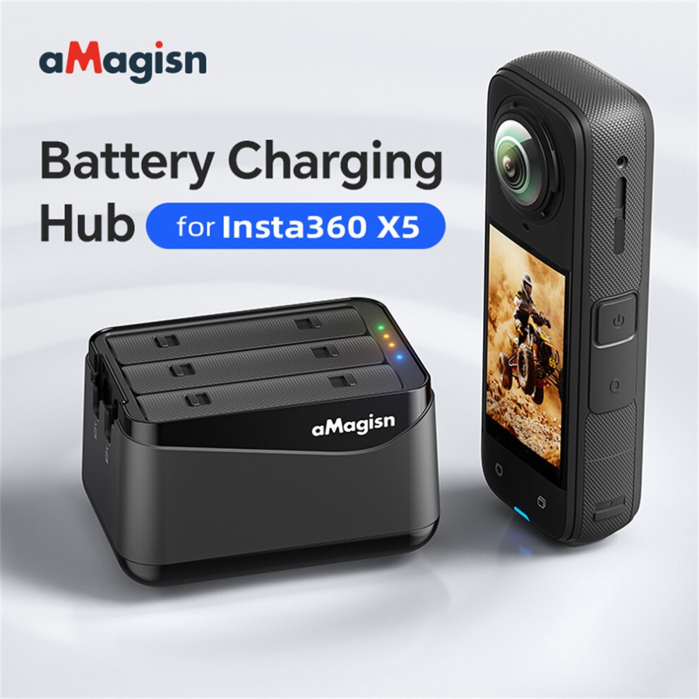 Camera Battery Charging Integrator Type-C Smart Charger For Insta360 X5 320997470717