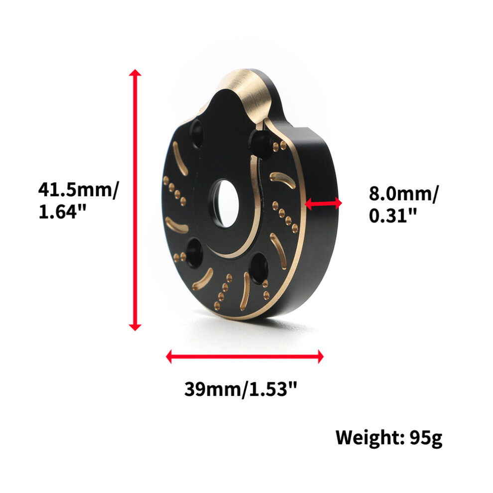 Brass Portal Cover Universal Axi03007 For Axial Capra Utb Scx10 1:10 Rc Crawler 123643840885