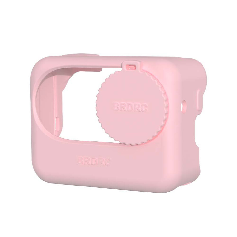 (Charging Case Cover-) Mini Vlog Camera Silicone Case Lens Protective Cover For Insta360 Go 3S Pink 320997461319