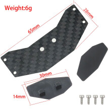 DIY Carbon Fiber Tail Wing for Losi 1/24 Micro-B 2WD Buggy - RC Car Modification