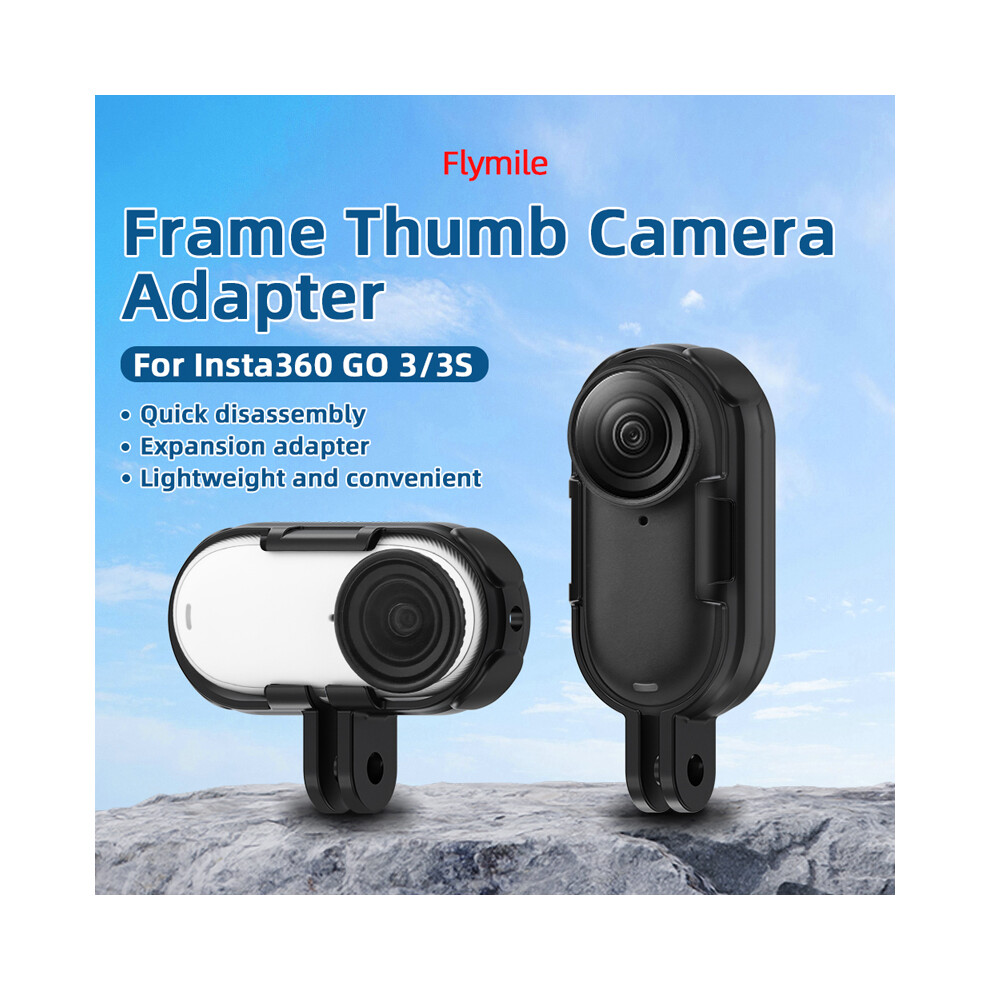 Vertical and Horizontal Action Mount Vlog Photo Kit For Insta360 GO 3/3S Camera
