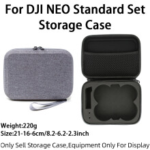 (Gray) Drone Outdoor Portable Nylon Storage Bag Mini Protective Bag for DJI NEO