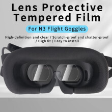Scratch-Resistant Tempered Glass Screen Protector for DJI N3 Flight Goggles Lens