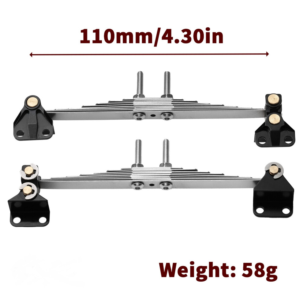 (Powered+Lifting Lugs) Metal Steel Front Suspension Plate Set For Tamiya 1/14 Rc Tractor Trailer Truck 320997446842