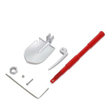 (Red) RC Car Universal Dress Up Parts Adjustable Spade For SCX10 TRX-4 RC4WD D90