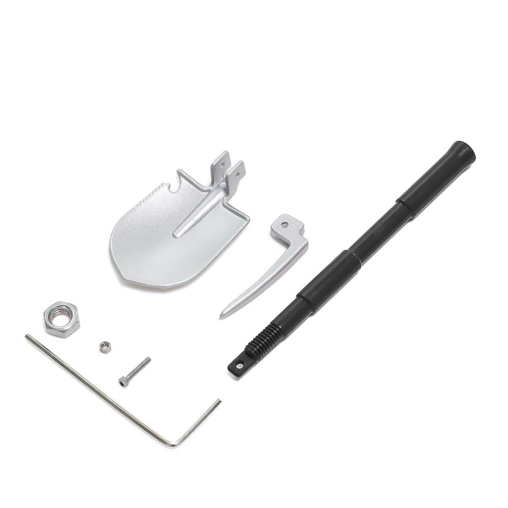 (Black) Adjustable Spade For Tamiya Scx10 Trx-4 Rc4wd D90 Rc Car Decoration Parts Black 115295176924