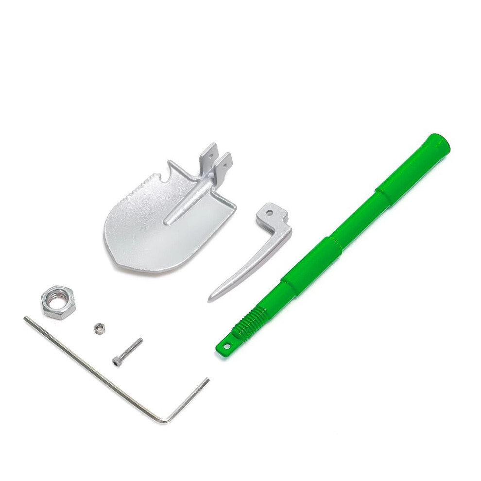 (Green) Adjustable Spade For Tamiya Scx10 Trx-4 Rc4wd D90 Rc Car Decoration Parts Green 115295176948