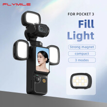 For DJI Pocket 3 Magnetic Clip-On Light for Cameras Vlog Photography Accessories