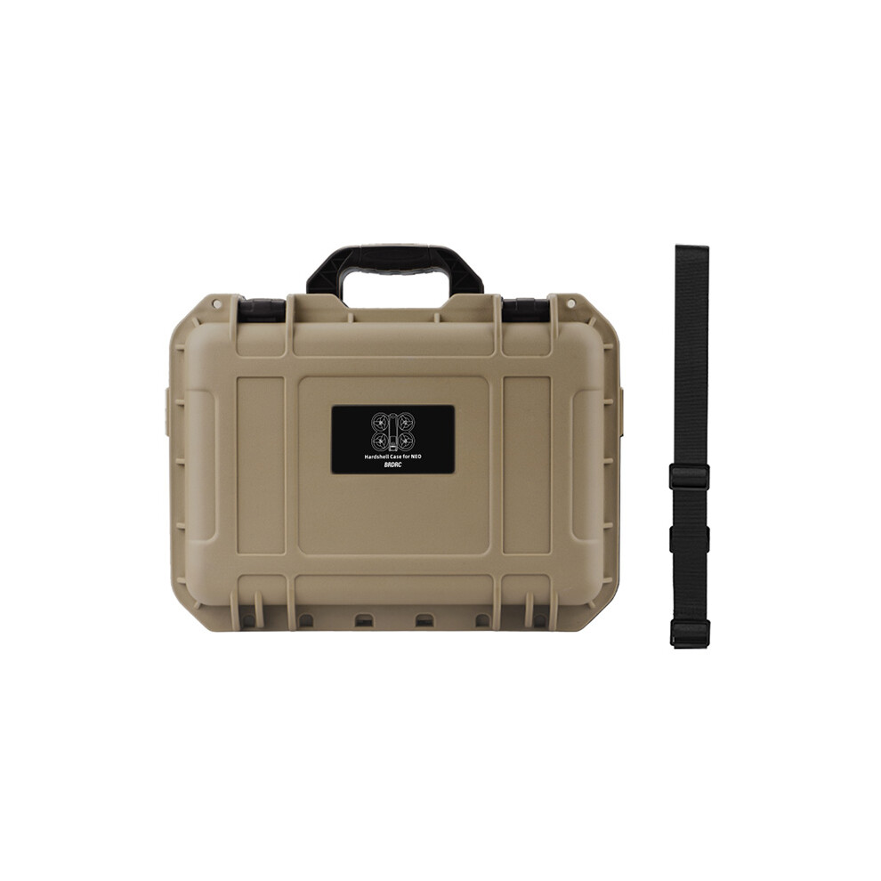 (Sandy Yellow) Drone Hard Shell Waterproof Safety Case Large Capacity Handbag For Dji Neo 320997463337