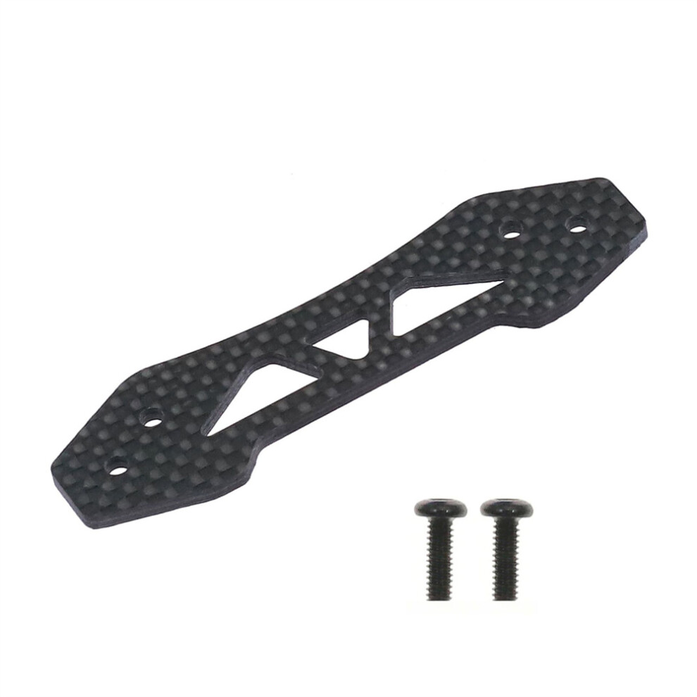 For Tamiya Tt02 Rc Car Upgrade Parts#Tatt-077 Carbon Fibre Front Bumper Plate 320997472018