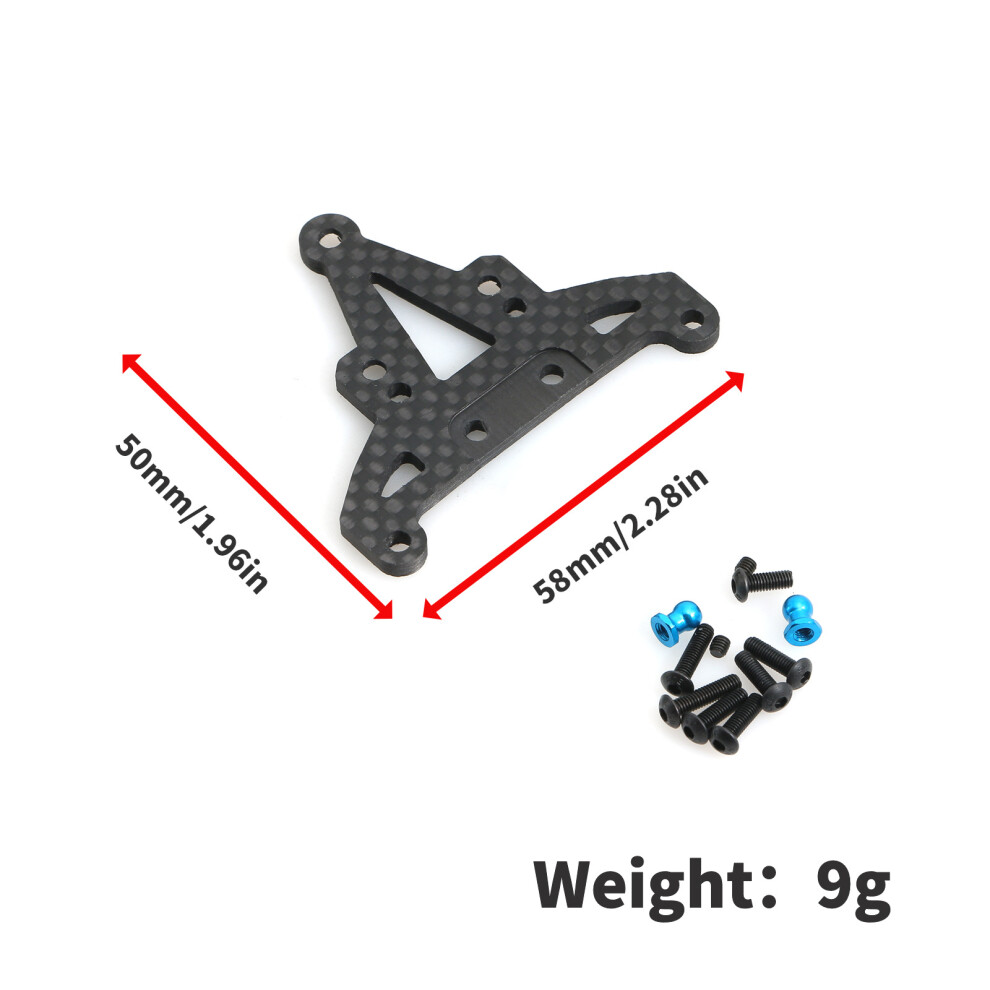 (Front Gearbox Bracket) Carbon Fiber Front Rear Gearbox Fixing Frame Holder For Tamiya Xv01 Rc Car Truck 320997448198