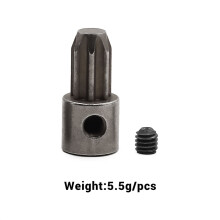 (Rear Axle) Rear & Front Hard Steel Axle Drive Hub For Traxxas Slash 4WD Rustler #6888X