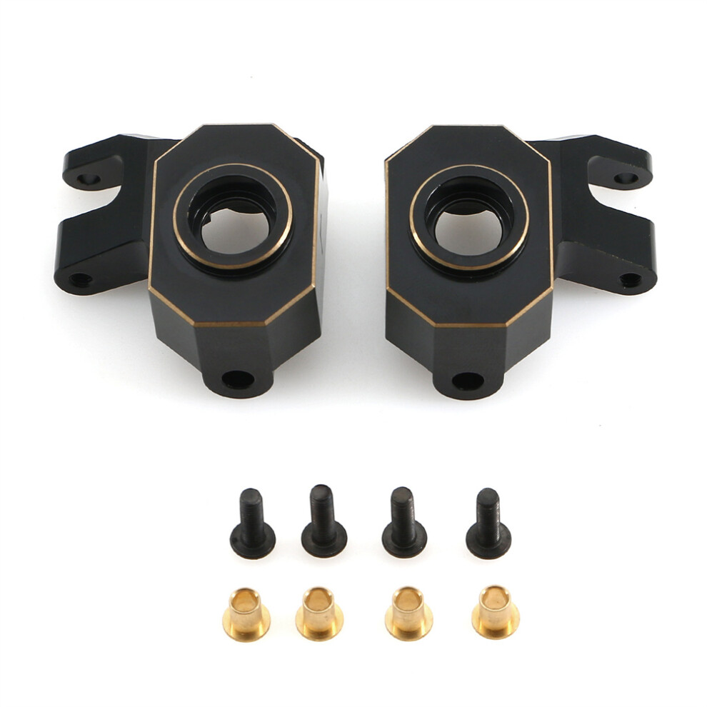 Heavy Duty Metal Brass Front Steering Knuckle For Axial Scx10pro 1/10 Rc Car 320997449287