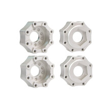 (Plain Silver) 8X32 To 17mm ALUMINUM 3.8 Inch HEX ADAPTERS For PL ProLine RC Car Upgrade Parts